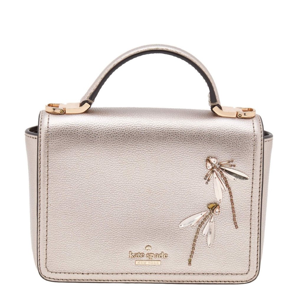 KATE SPADE Maisie Bag, Patterson Drive Dragonfly, Metallic Blush, New with Tags